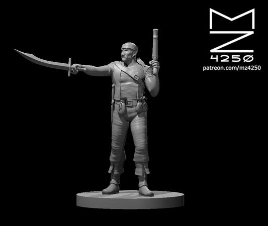 Dungeons & Dragons Pirate Male Miniature