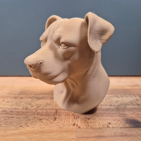 Pitbull Terrier Bust