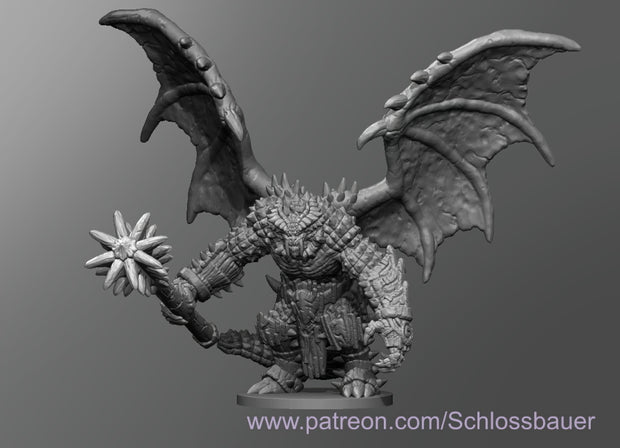 Dungeons & Dragons Pit Fiend Miniature