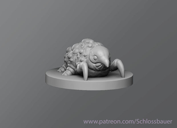 Dungeons & Dragons Plague Caterpillar Miniature