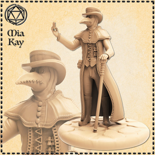 Dungeons & Dragons Plague Doctor Miniature