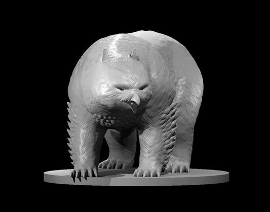 Dungeons & Dragons Polar Owlbear Miniature