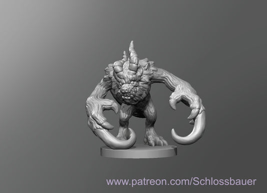 Dungeons & Dragons Quasit of Yeenoghu Miniature