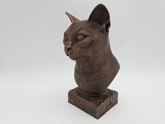 Russian Blue Cat Bust