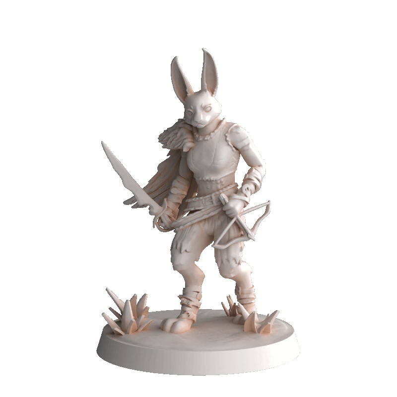 Dungeons & Dragons Rabbitfolk Rogue Miniature