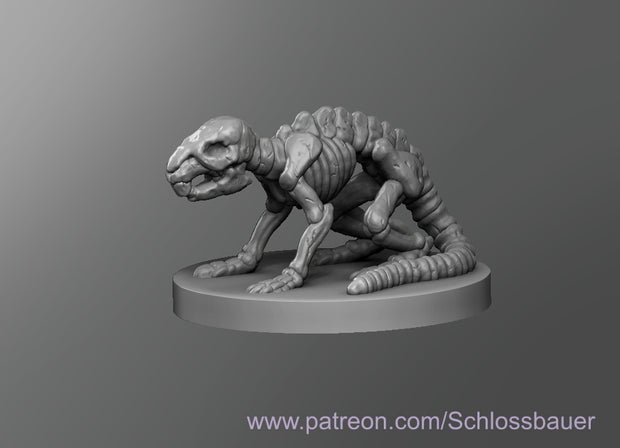 Dungeons & Dragons Rat Skeleton Miniature