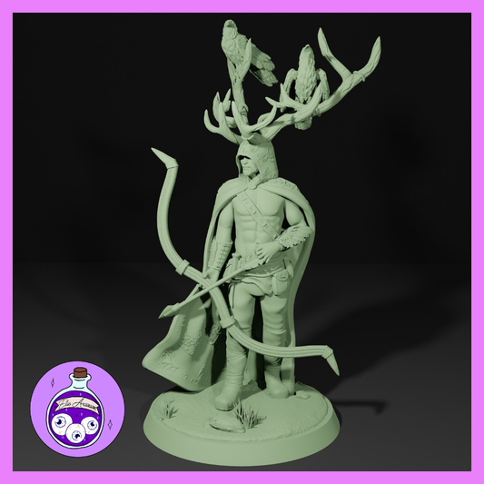 Dungeons & Dragons Raven Ranger Male Miniature