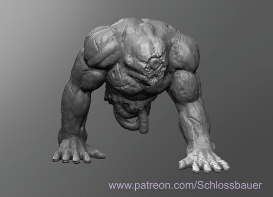 Dungeons & Dragons Reanimated Giant Torso Miniature