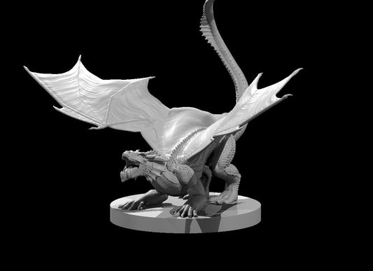 Dungeons & Dragons Red Dragon Wyrmling Miniature