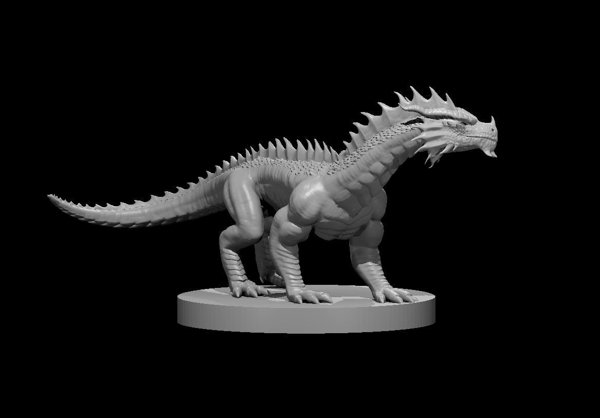 Dungeons & Dragons Red Guard Drake Miniature