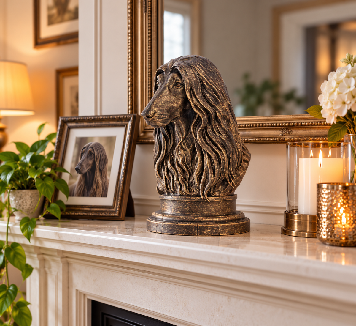 Afghan Hound Bust