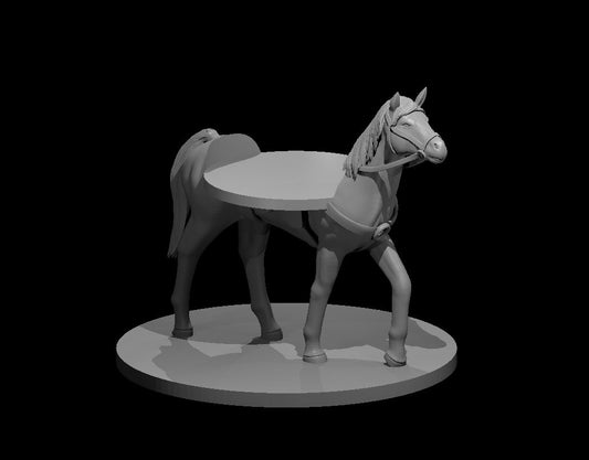 Dungeons & Dragons Riding Horse with mini slot Miniature