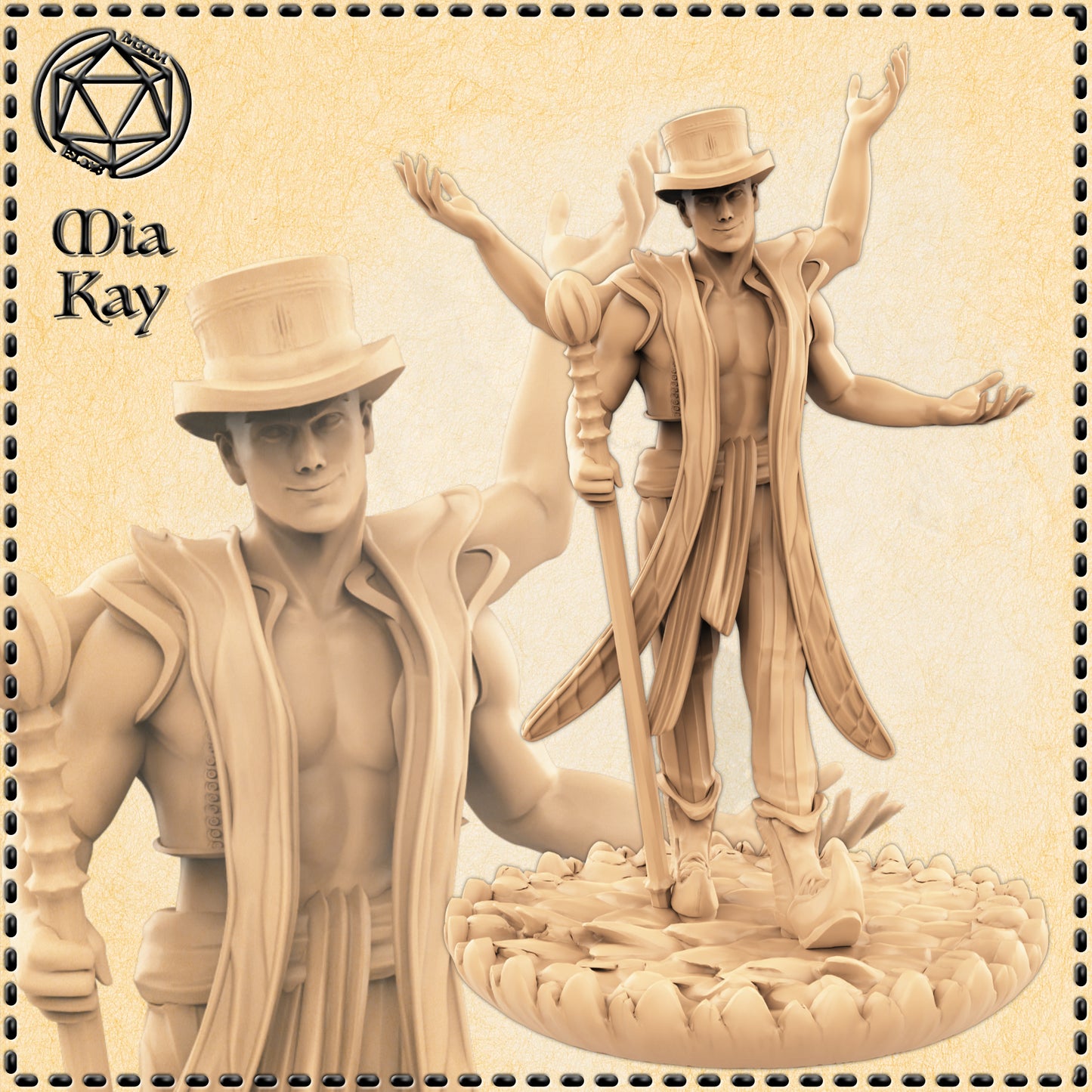 Dungeons & Dragons Circus Ringmaster Mutant Miniature