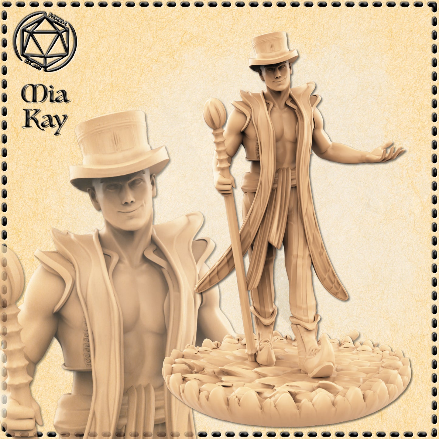 Dungeons & Dragons Circus Ringmaster Miniature