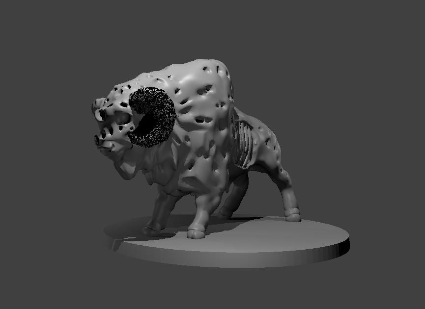 Dungeons & Dragons Zombie Rothe Miniature