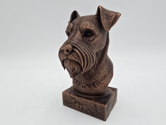 Schnauzer Bust