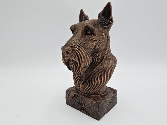 Scottish Terrier Bust
