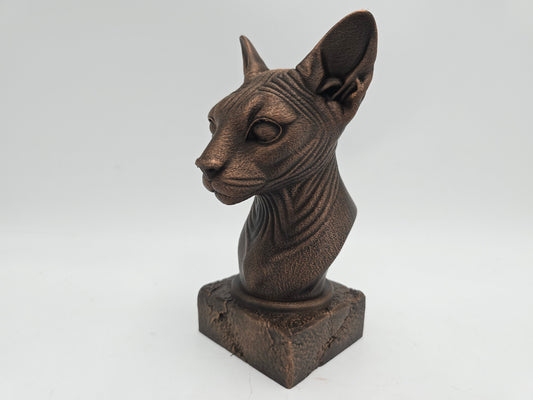 Sphynx Cat Bust