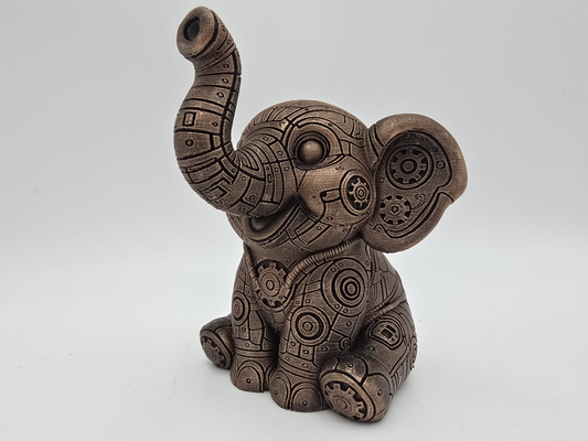 Steampunk Elephant Bust