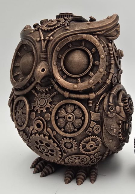 Steampunk Owl Bust