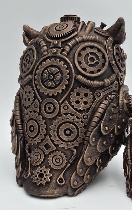 Steampunk Owl Bust