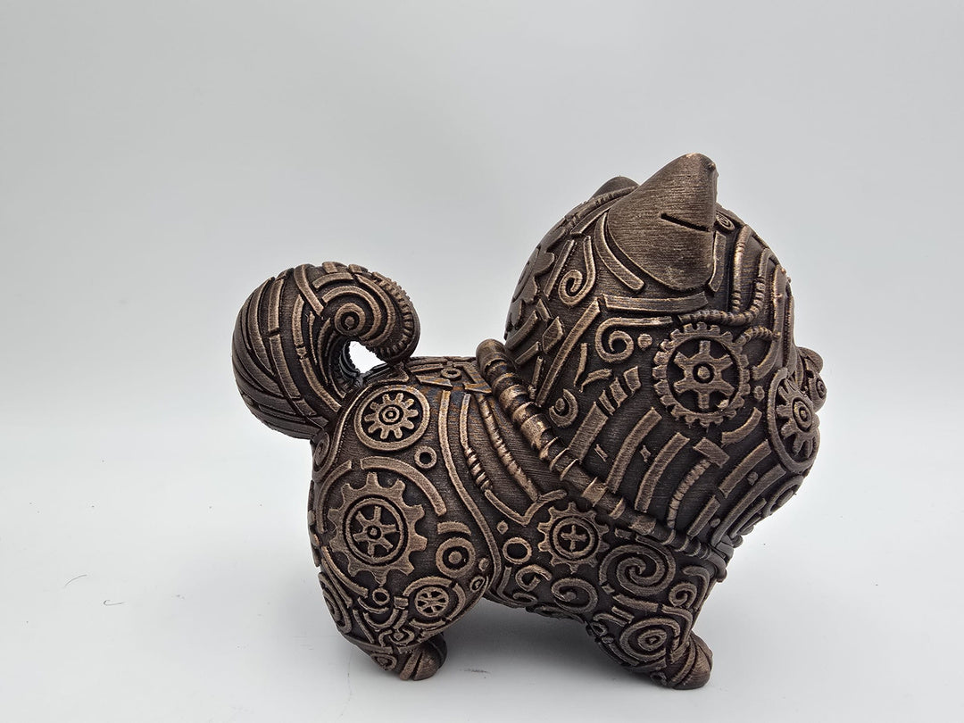 Steampunk Pomeranian Bust