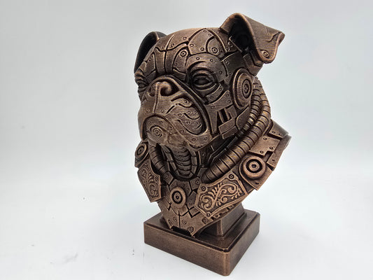 Steampunk Pug Bust
