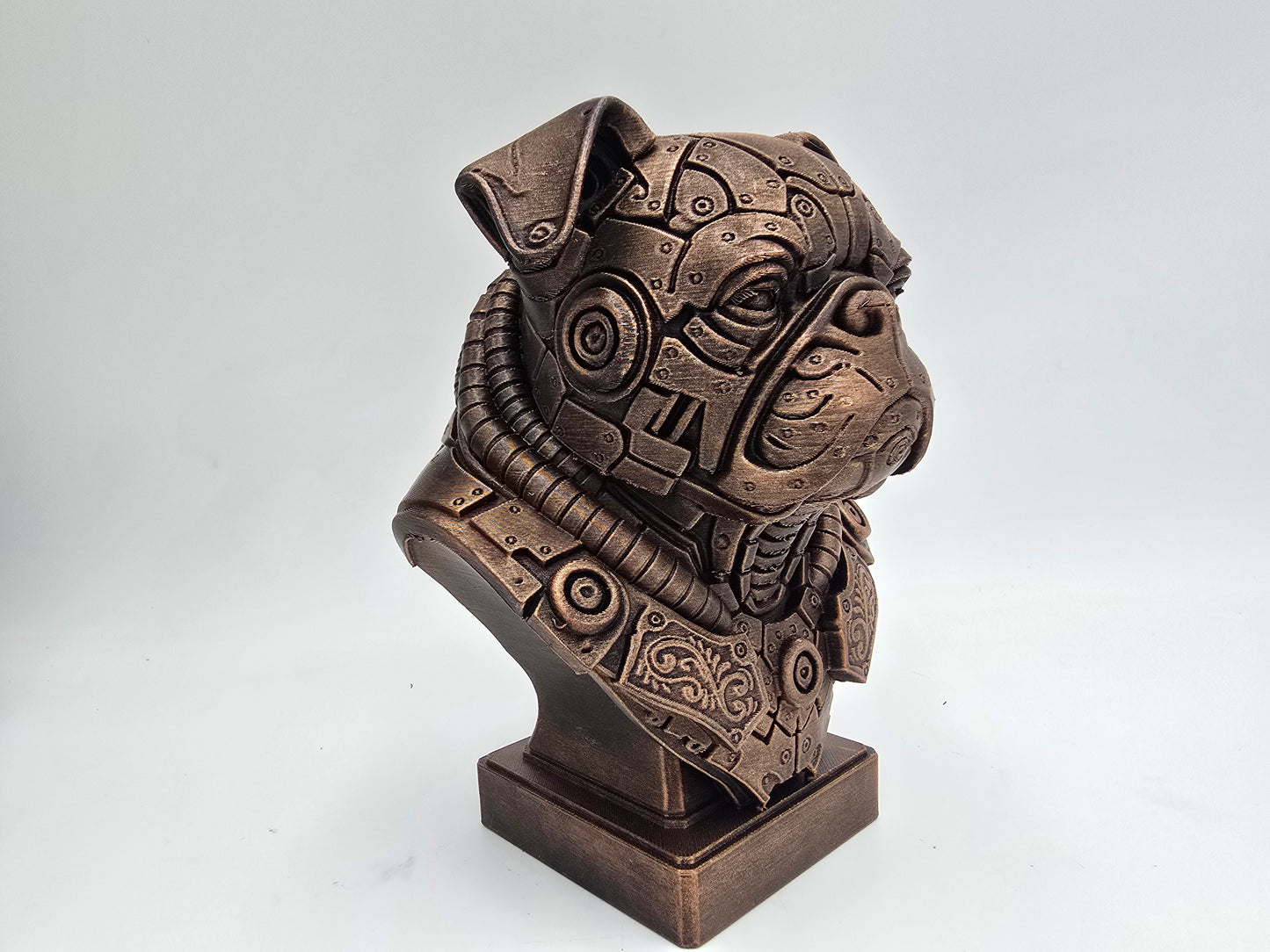 Steampunk Pug Bust