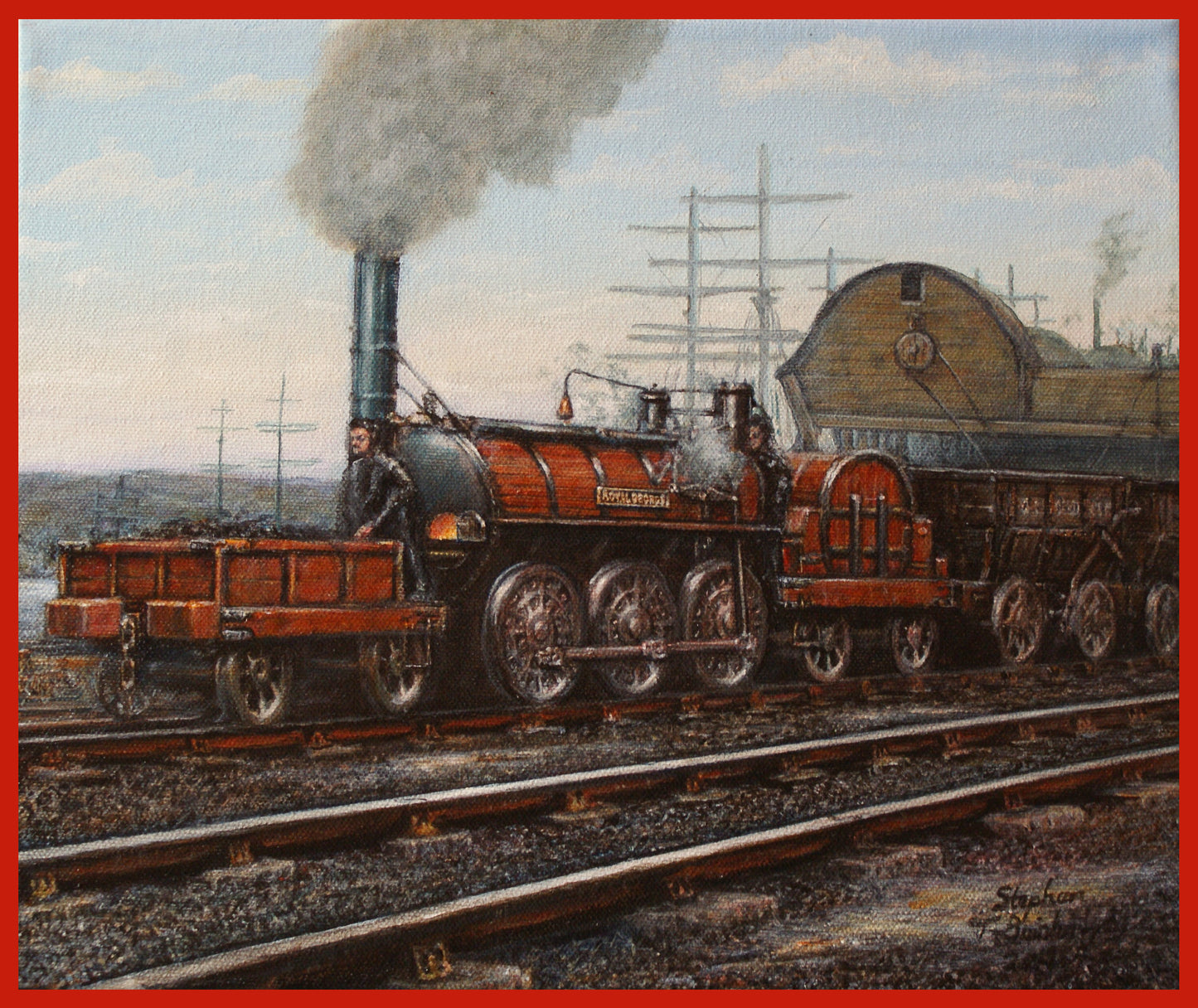 Stockton & Darlington Railway 0-6-0 Locomotive ‘Royal George’ - Hueforge