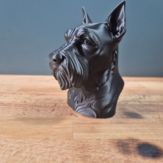Schnauzer Bust