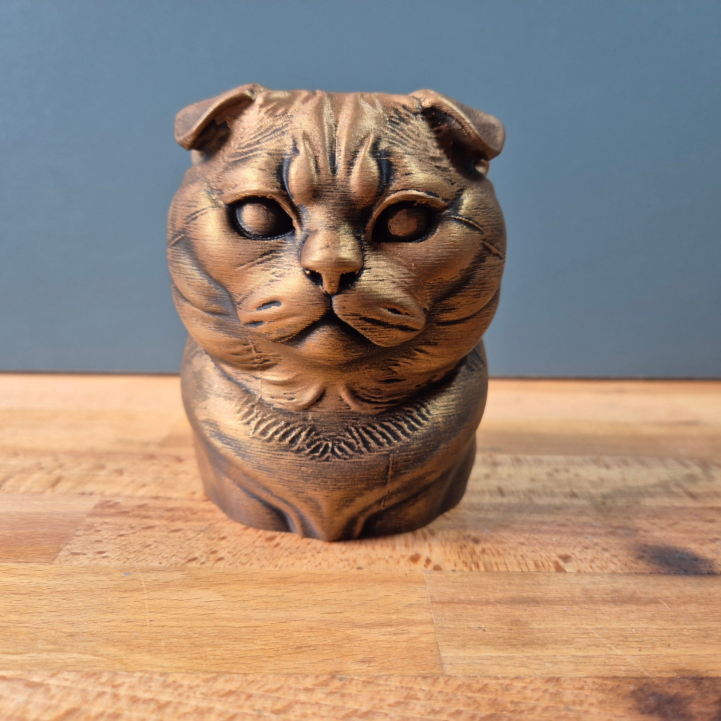 Scottish Fold Cat Bust