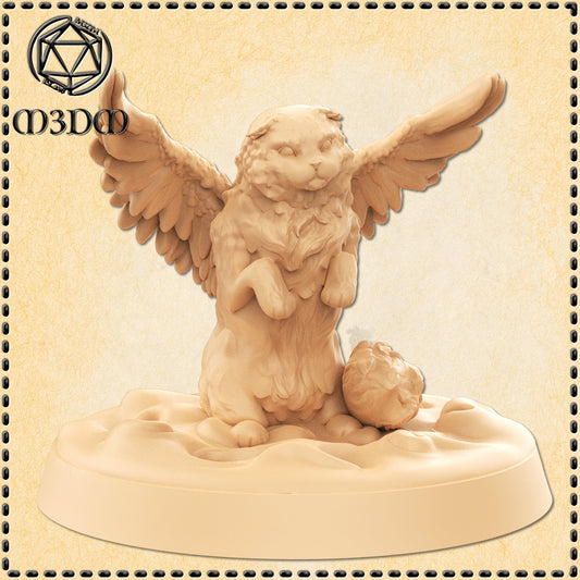 Dungeons & Dragons Scottish Fold Tressym Miniature