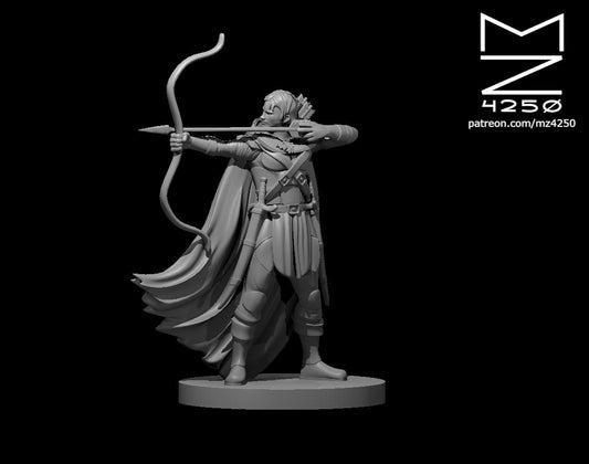 Dungeons & Dragons Scout Female Miniature