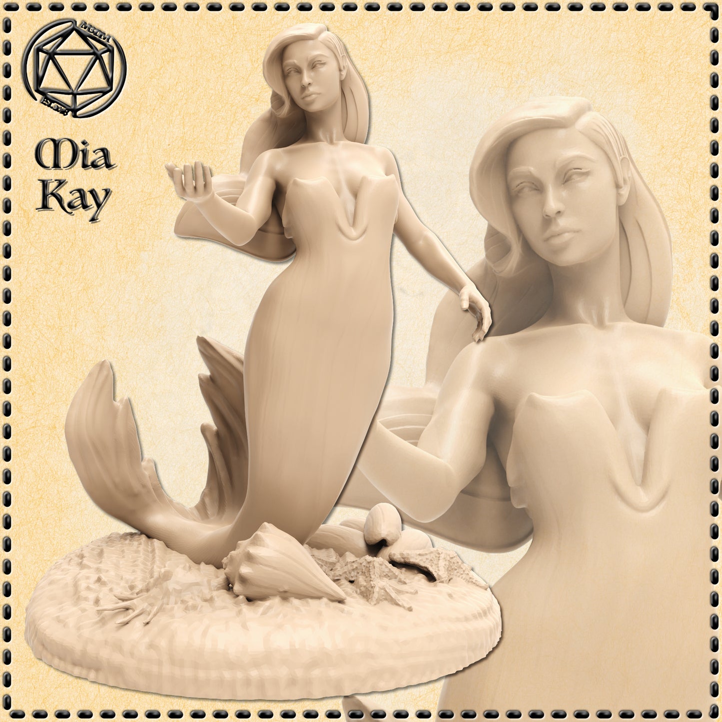 Dungeons & Dragons Selkie Miniature