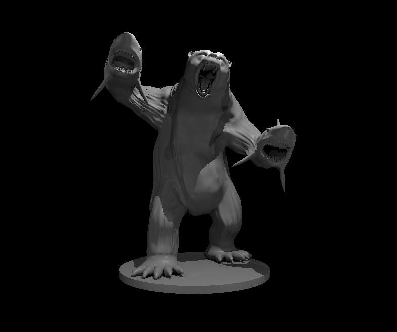 Dungeons & Dragons Sharkenbear Miniature