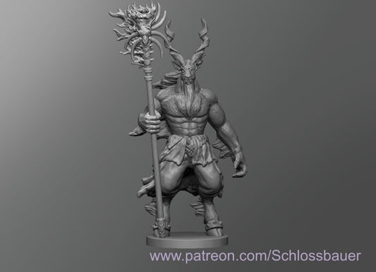 Dungeons & Dragons Shifter Warlock Shifted Miniature