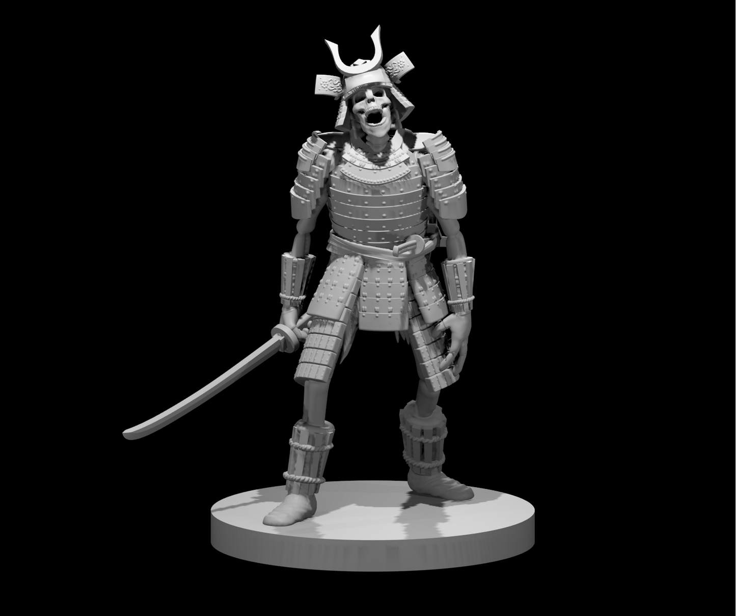 Dungeons & Dragons Skeleton Samurai Miniature