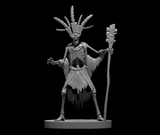 Dungeons & Dragons Skeleton Shaman Miniature
