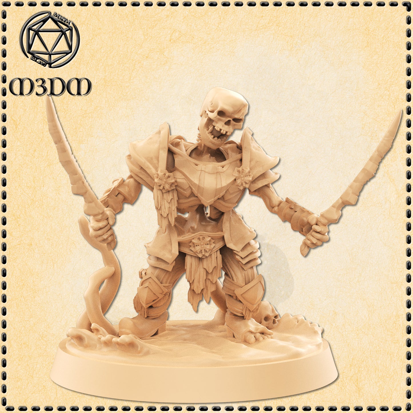 Dungeons & Dragons Skeleton Warrior Miniature