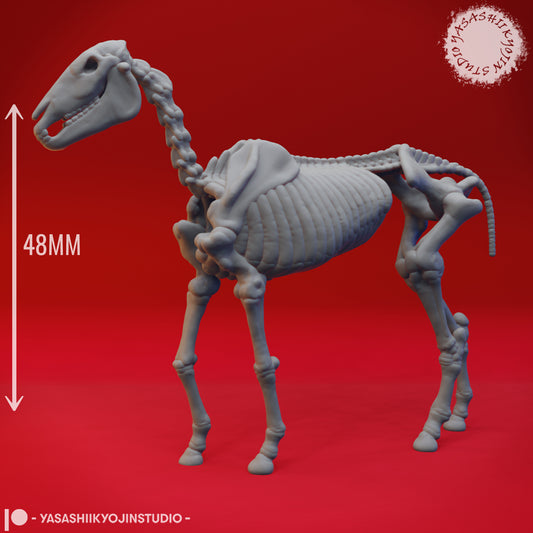 Dungeons & Dragons Skeleton Horse Miniature