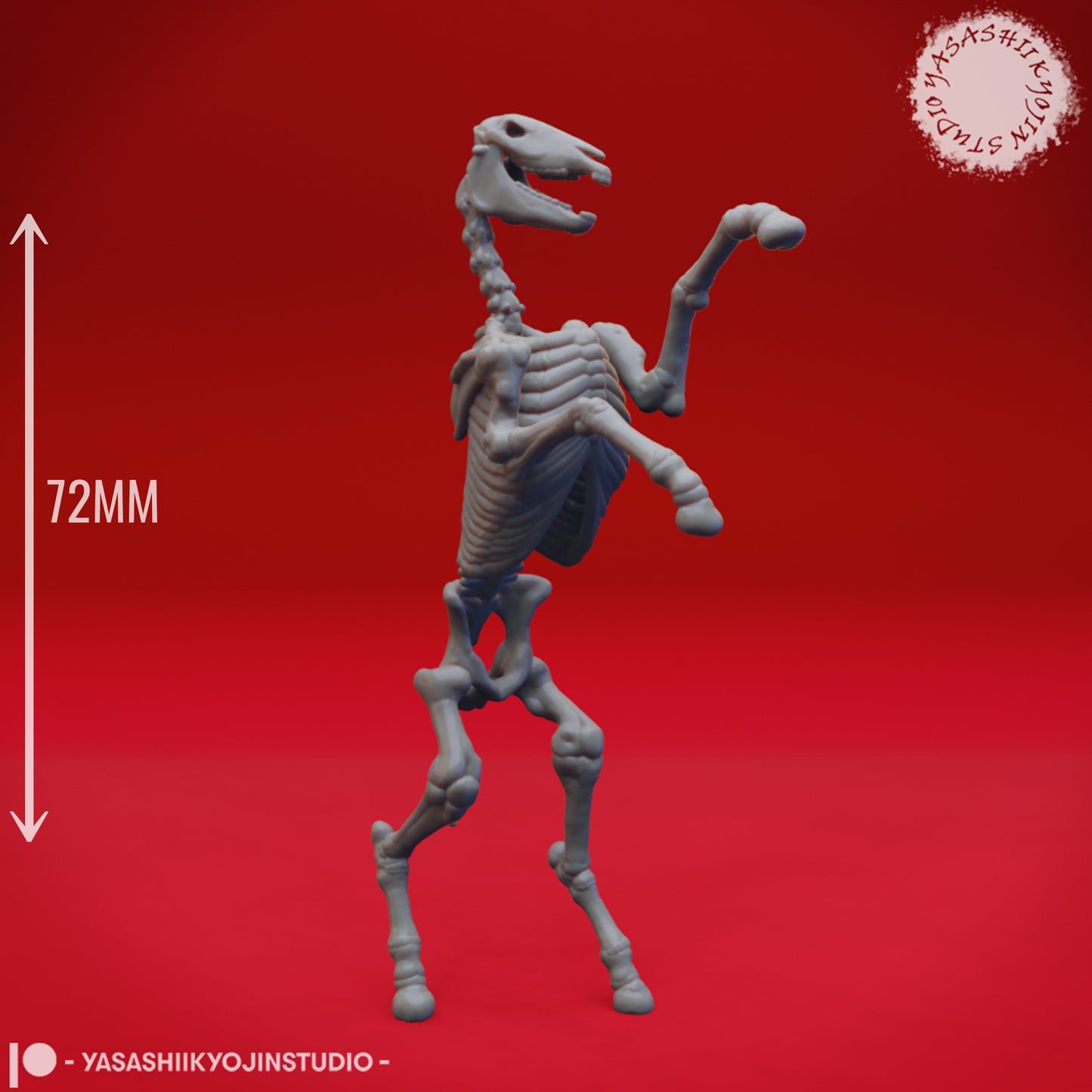 Dungeons & Dragons Skeleton Horse Miniature