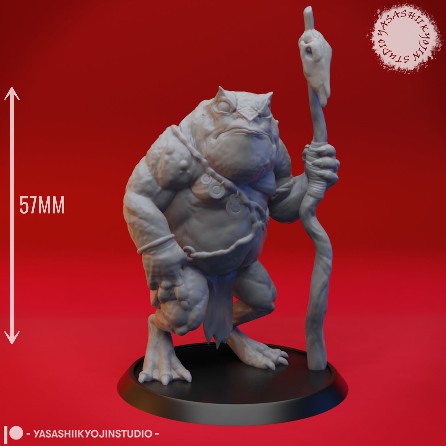 Dungeons & Dragons Green Slaad Miniature