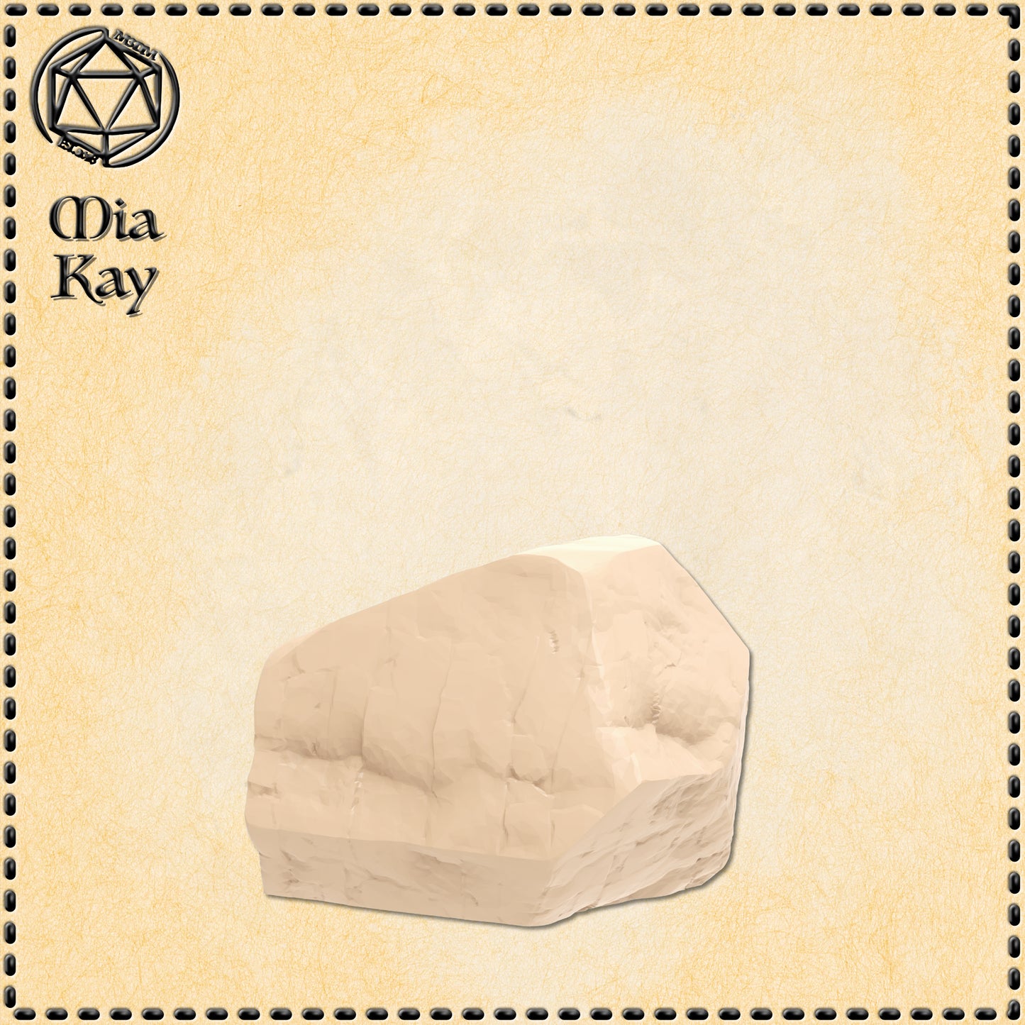 Dungeons & Dragons Small Rock Miniature