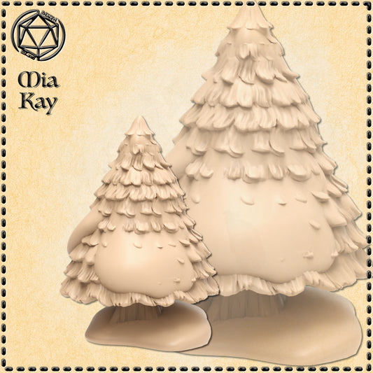 Dungeons & Dragons Small Snowy Tree Miniature