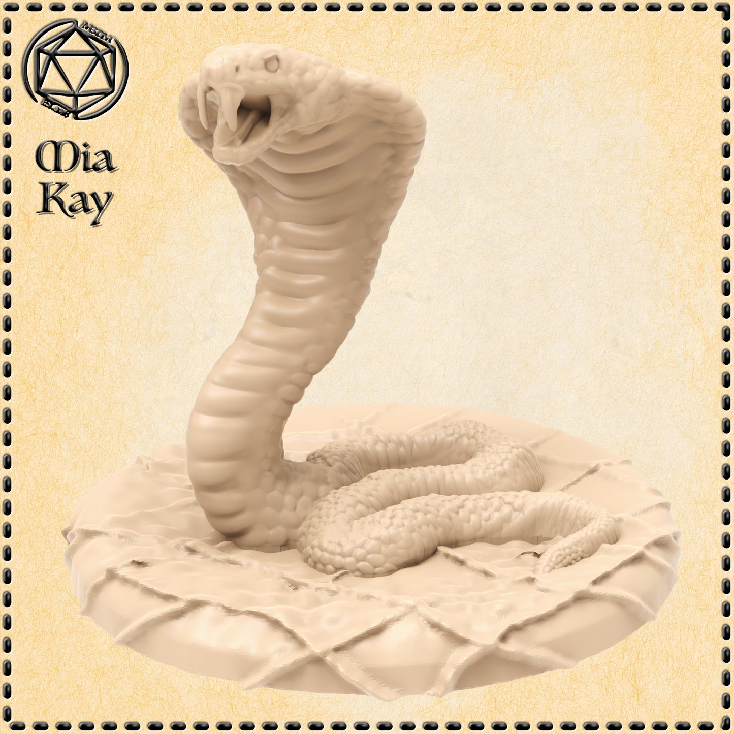 Dungeons & Dragons Snake Miniature