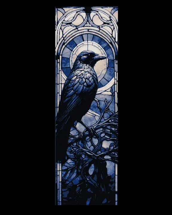 Stained Glass Depictions of the Lone Crow