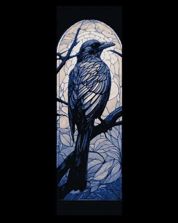 Stained Glass Depictions of the Lone Crow