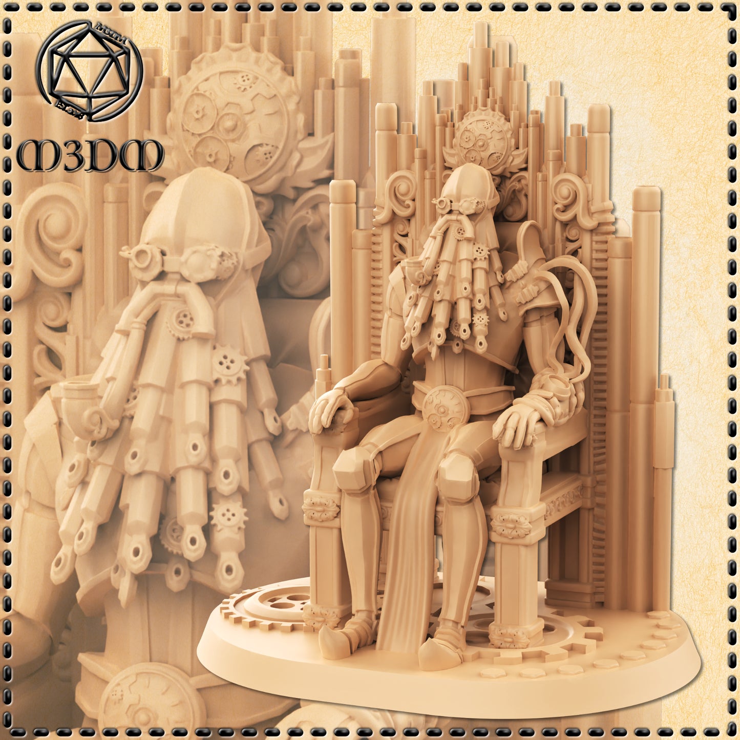 Dungeons & Dragons Steampunk Golem King Miniature