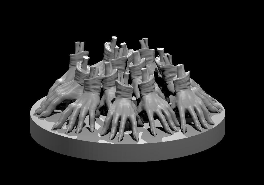 Dungeons & Dragons Swarm of Crawling Claws Miniature