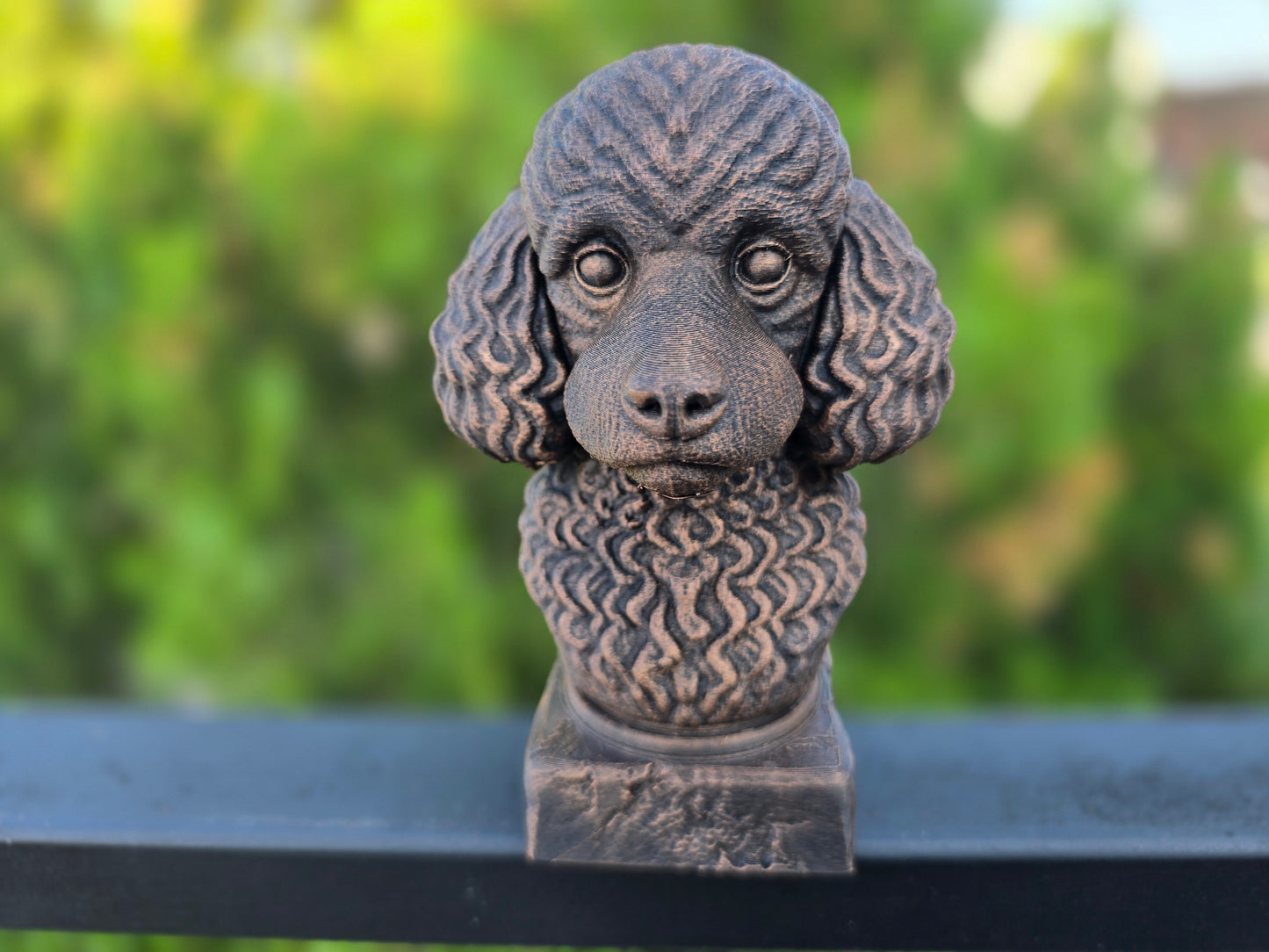 Toy Poodle Dog Bust